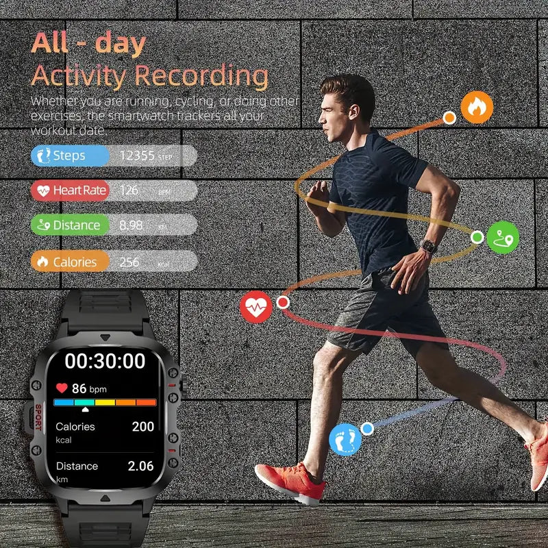 NNETM Outdoor SmartWatch - Black