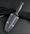 NNEOBA Hunting Tactical Fixed Blade Knife Black