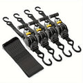 NNETM Retractable Outdoor Heavy-Duty Aluminum Cargo Strap